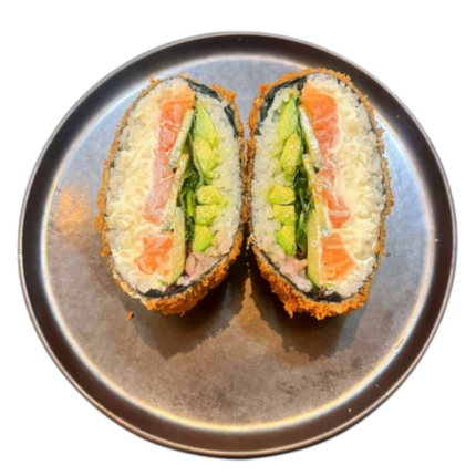 GRILLED SALMON Burger